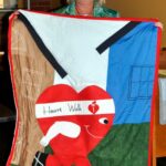 Jeanane Markway with blanket