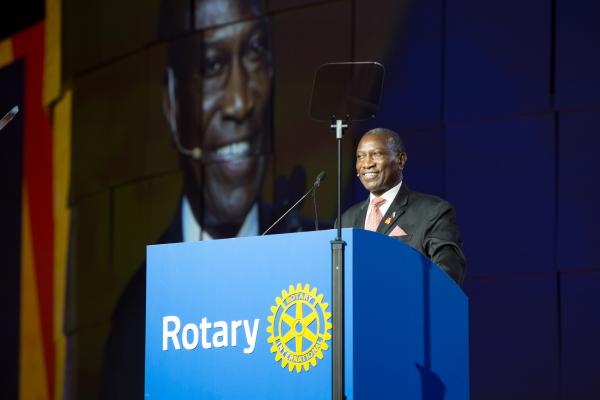 Rotary President-elect Sam F. Owori died Thursday.