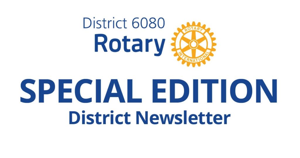 Special Edition District Newsletter