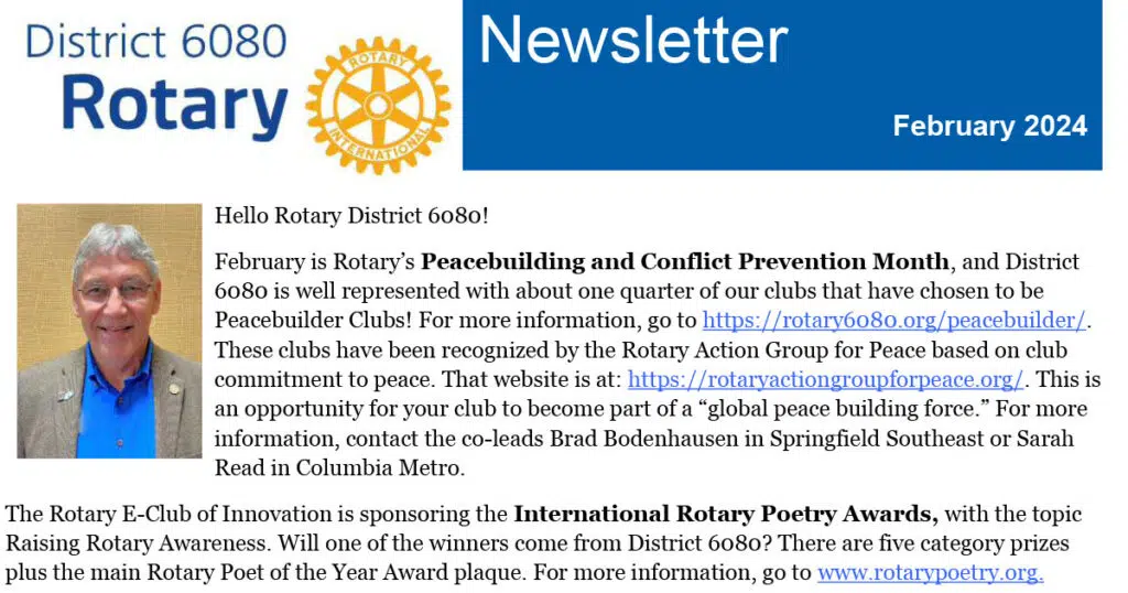 February 2024 District Newsletter
